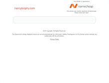 Tablet Screenshot of nancybrophy.com